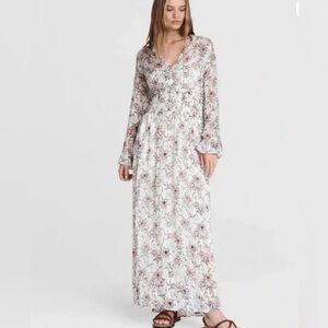 Rag & Bone Calista Floral Maxi Dress - Large